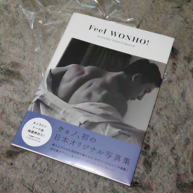 WONHO - FEEL WONHO Photobook PB Regular Cover Japan Press Parco JP Photocard PC Obsession RARE Jepan