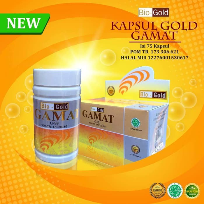 gamat kapsul bio gold 75 kapsul Ekstrak Gamat Emas Nyeri persendian asli original