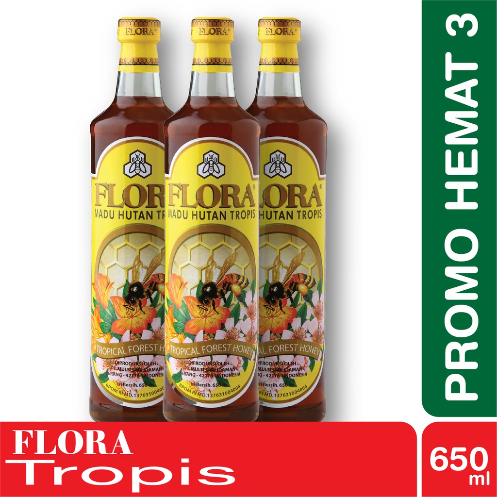 

Madu Flora Tropis 650 ml ( Promo Hemat 3 )