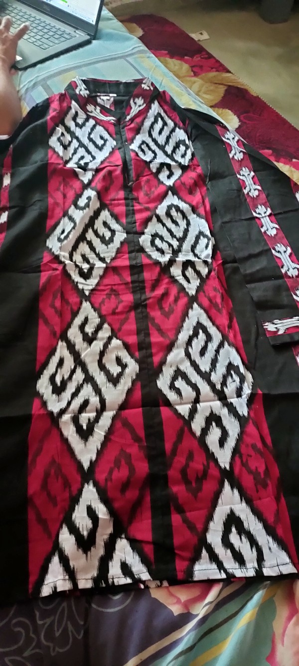 Terlaris Serut Genes Jelita Tunic Navbor Yelbor Whitbor Creambor Tunik Batik Modern Hrb030 Dolbi Dob