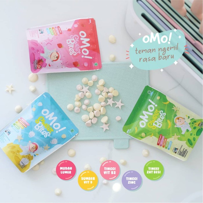 OMO Healthy Snack / OMO! Snack sehat / Omo crunchies / omo crunch it alami puff alamii puff snack bayi