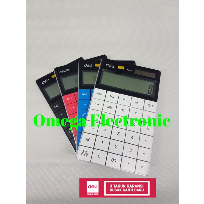 

Deli E1589 Calculator Desktop Kalkulator Stylish Office 1589 Kantor