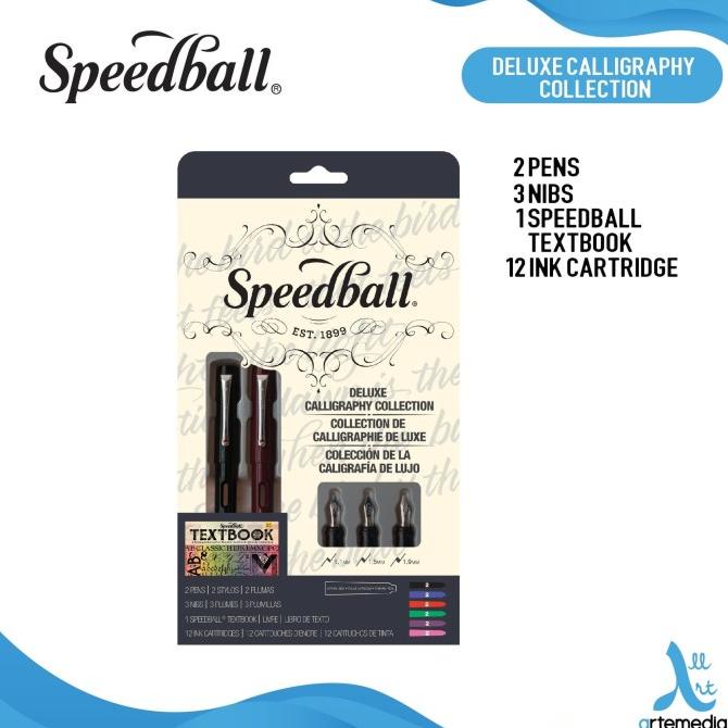 

[[COD]] Pena Kaligrafi Speedball Deluxe Calligraphy Fountain Pen Set TERUJI Kode 1382