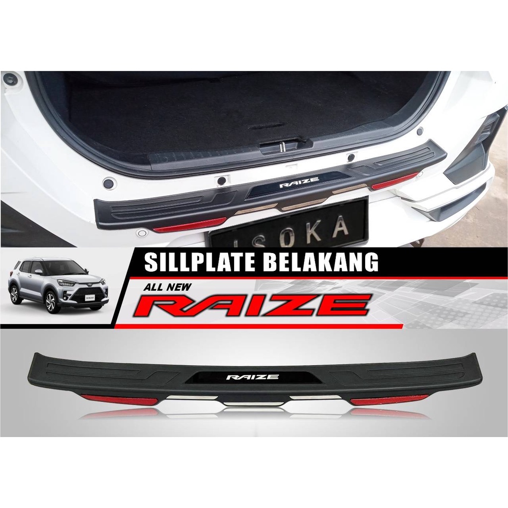 Sillplate Belakang Door Sillplate Pintu Belakang Toyota Raize Daihatsu Rocky With Reflektor