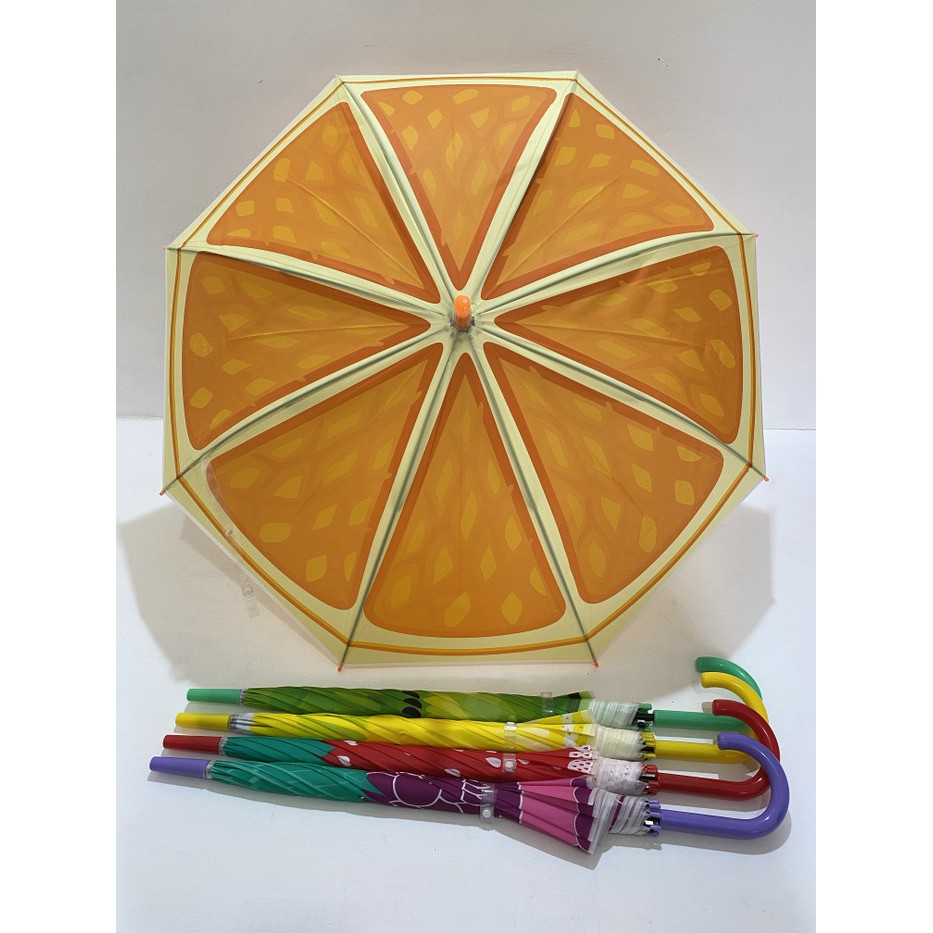 Payung Tongkat Panjang Unik Motif Buah