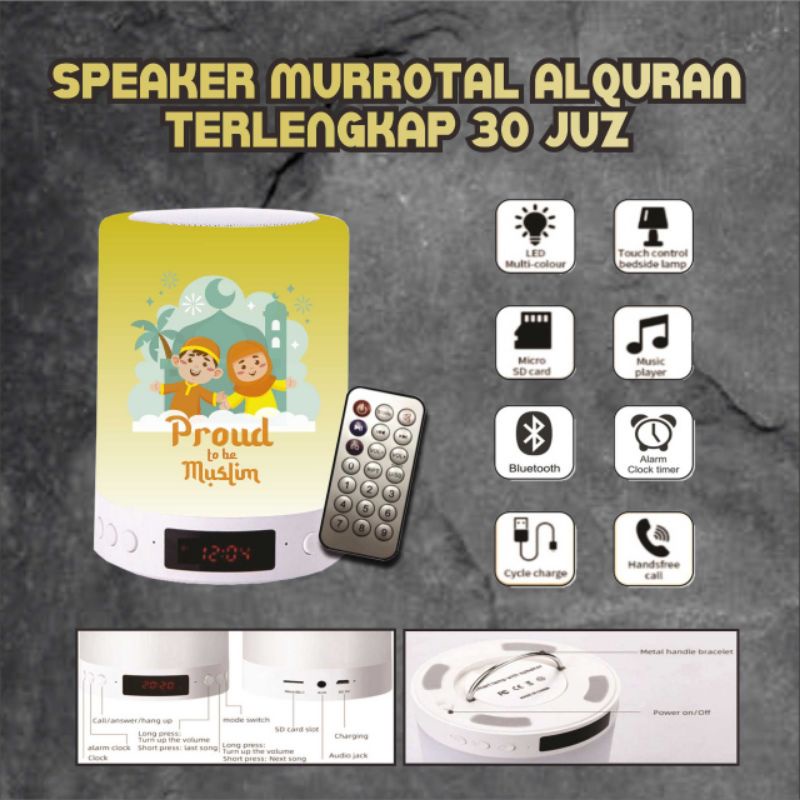 speaker Murottal alquran,speaker alquran, speaker murottal TERBARU led Zb700bt Terbaru