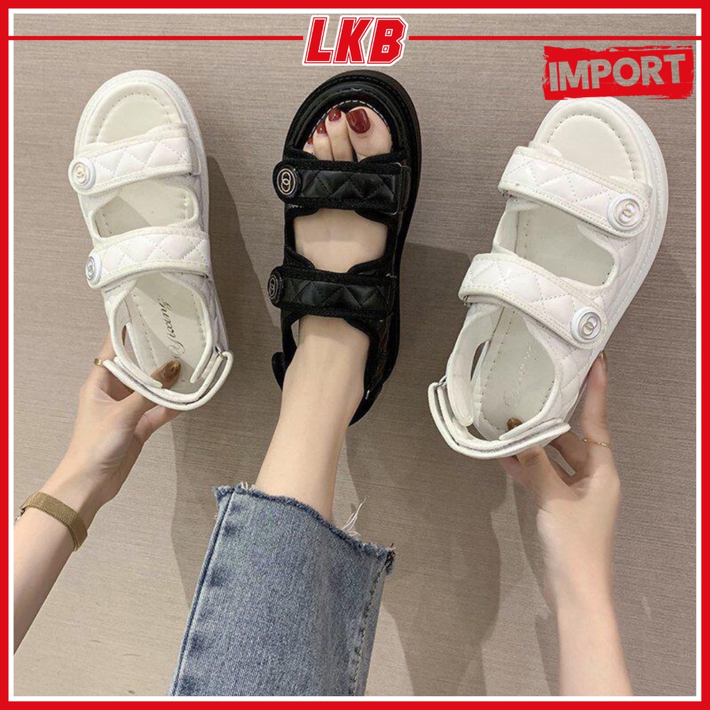 lkb 018 sandal wanita original wedges sandal tali wanita korea import premium quality