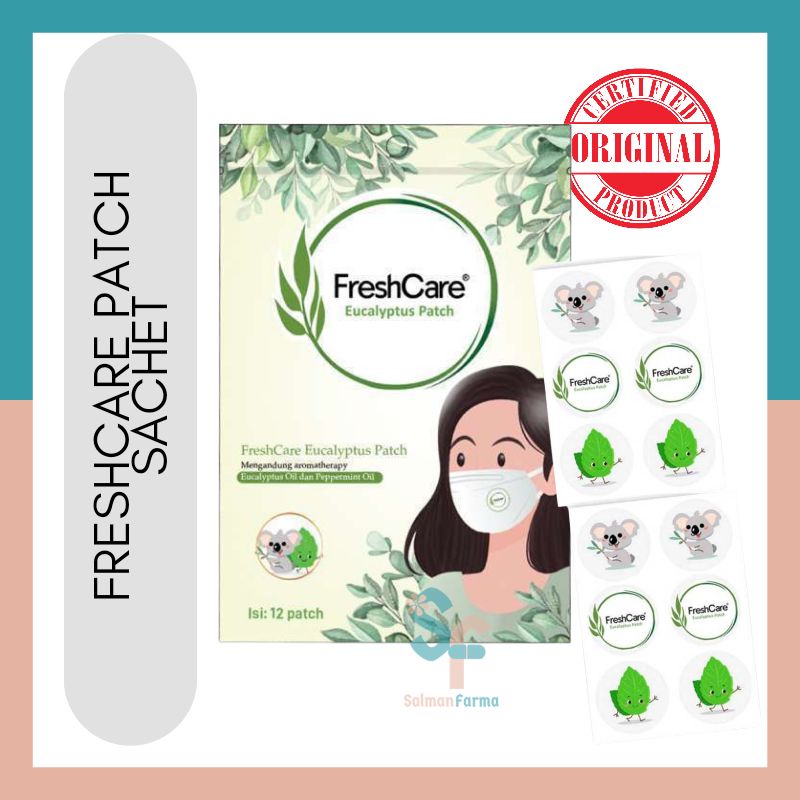 Jual FRESHCARE Eucalyptus Patch Sachet Isi 12 Patch Indonesia|Shopee ...