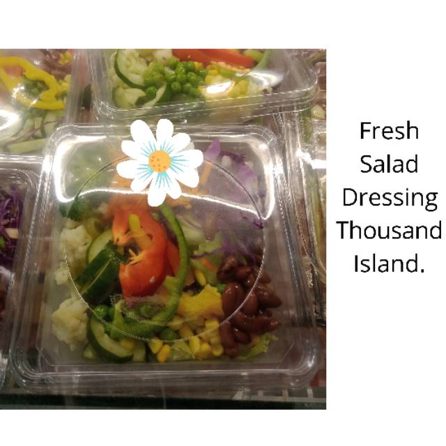 Salad Sayur Segar Bisa pilih 5 macam sayur+Dressing Thousand Island