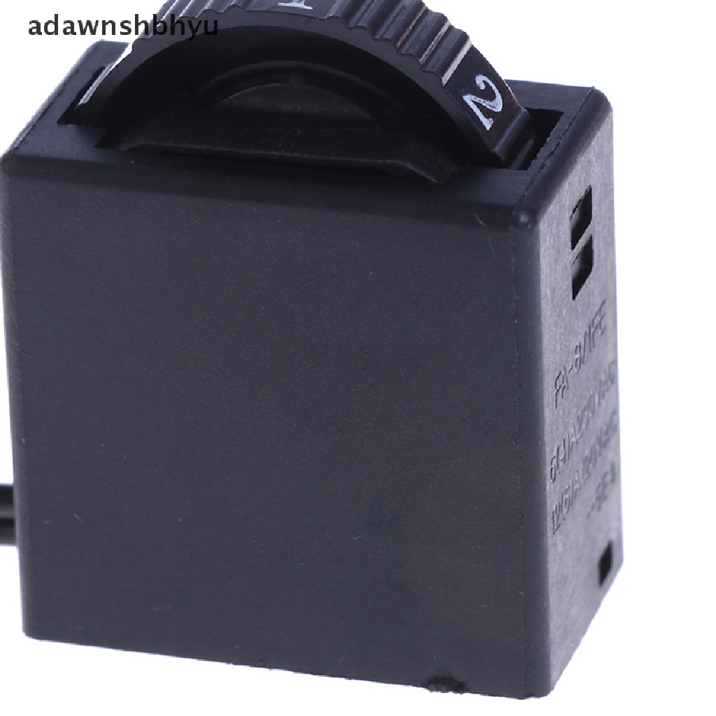 Adawnshbhyu Alat Listrik Elektrik Plastik Speed Controller Switch FA-8/1FE 5E4 6posisi