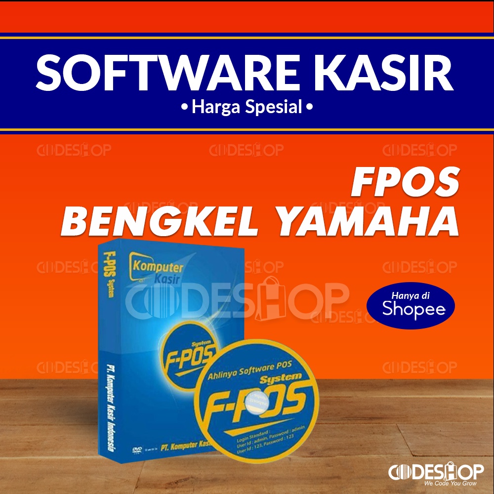 Software F-Pos System Bengkel Yamaha Program Aplikasi Kasir Yamaha Full Version Original