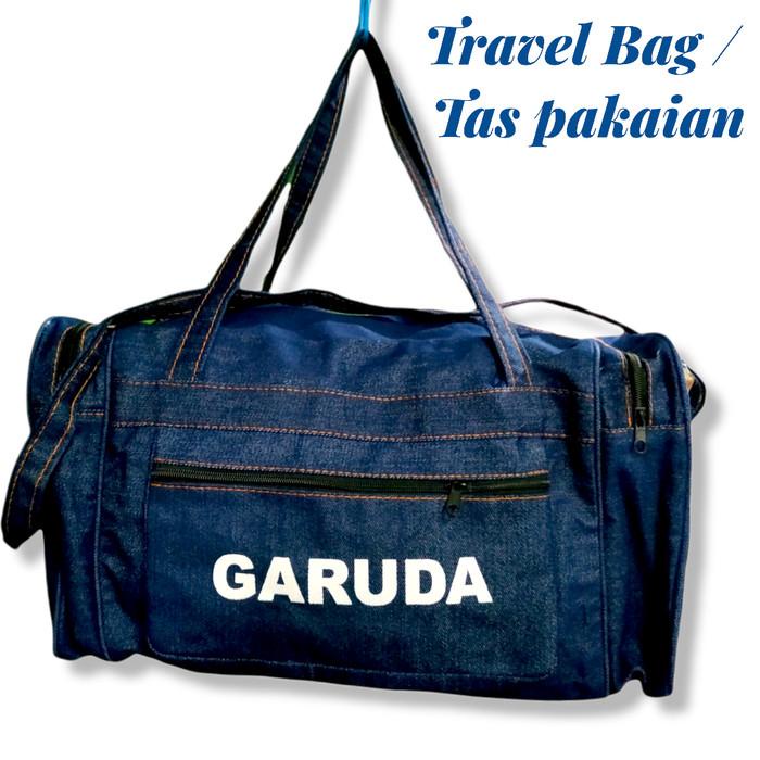 Tas Travel Tas Pakaian Tas Baju Bahan Jeans Levis Tebal Bagus