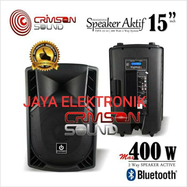 SPEAKER AKTIF 15 Inch CRIMSON TSPA 15-14 BLUETOOTH