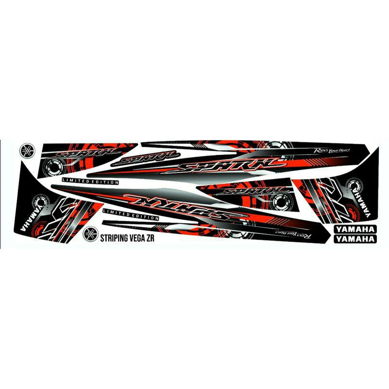 STIKER STRIPING LIS BODY VARIASI VEGA ZR GRAFIS / STICKER LIS BODY MOTOR YAMAHA VEGA ZR