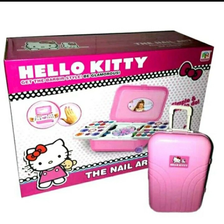 mainan anak koper hello kitty
