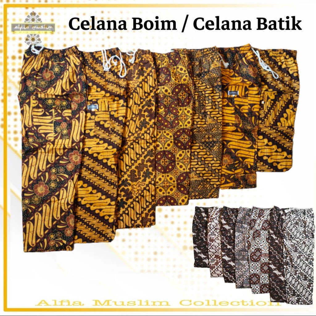 Celana Boim Celana Batik Celana Batik Pekalongan