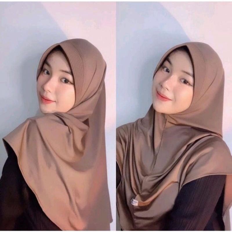 Jilbab Bergo Hamidah Jersey | Bergo Oval Jersey Premium