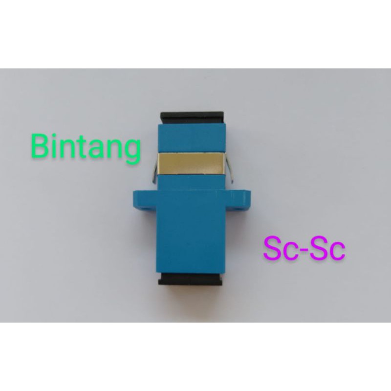 adapter FO barel connector SC sambungan kabel optik