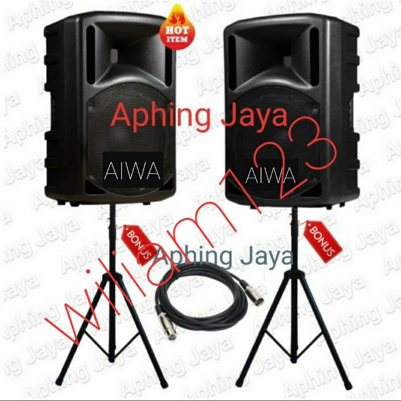 Aktif Speaker Professional AIWA PA 15 (2pcs)