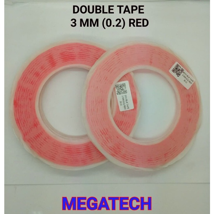 

Hadir Double Tape 3 Mm (0.2) Red Bergaransi