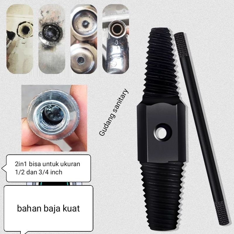 alat pembuka kran patah 1/2 inch alat pembuka kran patah 3/4 inch alat pembuka kran air patah alat p