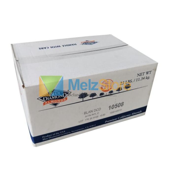 

In151 Kacang Almond Mentah Bubuk Blue Diamond Powder Kemasan Dus 11 34 Bibisale318