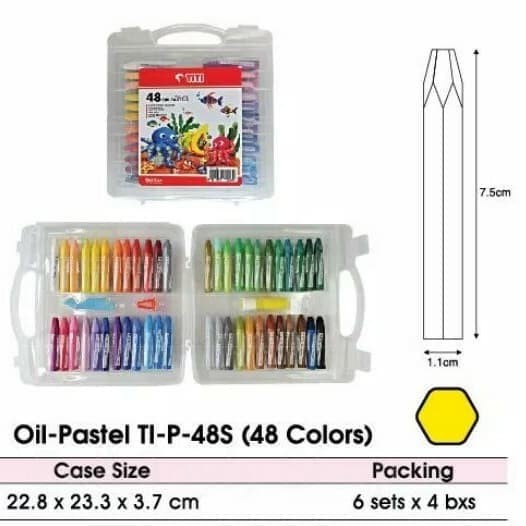 

Hot Sale Jual Oil Pastel Titi 48 Warna Crayon Sale!!!