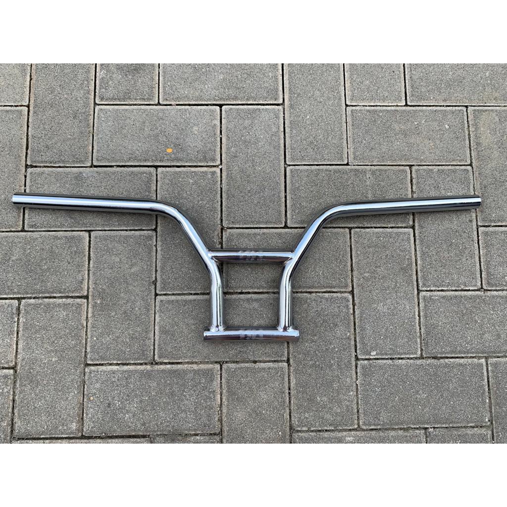 TERMURAH!!! Stang Sepeda BMX TAIWAN KOTAK / Clamp Karter Bawah 22.2mm Atas 25.4mm / Realpict