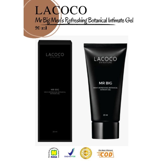 LACOCO Mr BIG Men’s Intimate Gel Khusus Para Pria  || lacoco mr big nasa asli original || mr big lac