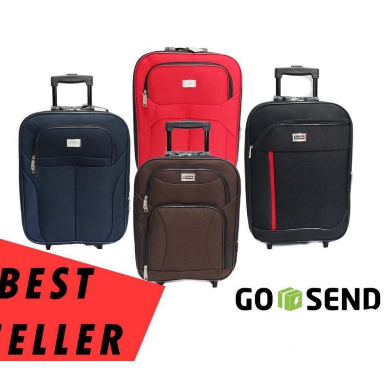 Koper Bahan 17 inch  Koper Kain Kabin Koper Kecil Koper Mini Cabin Suitcase Fashion