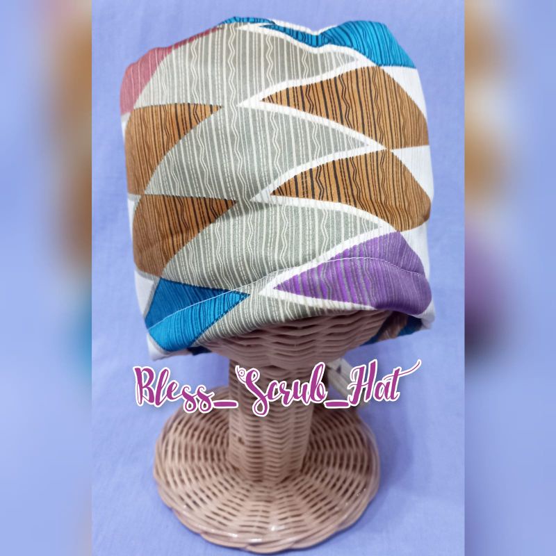 Topi Bedah / Nurse Cap/ Sugical cap/ Topi Motif/Batik