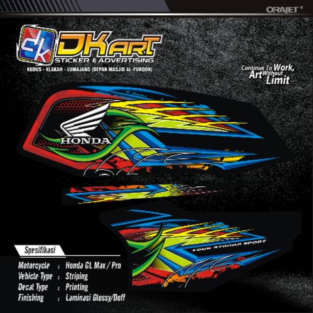 Decal Striping Gl Max Pro Racing Shopee Indonesia