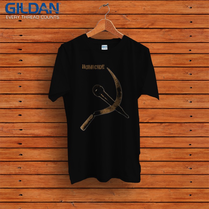 kaos band homicide tshirt original gildan softstyle homicide 17