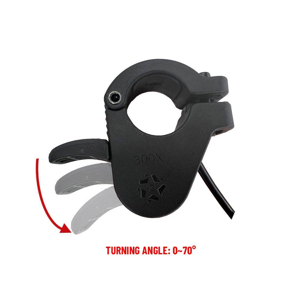 Nanas E-bike Thumb Throttle Kiri Kanan Cepat Bongkar Pasang 24V~72V Pengatur Kecepatan