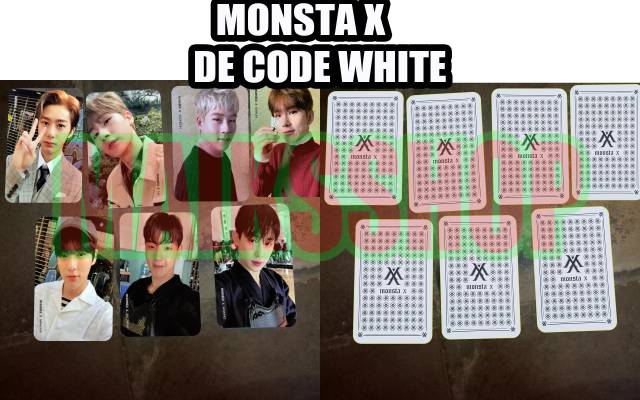 Monsta X De Code Photocard Kpop