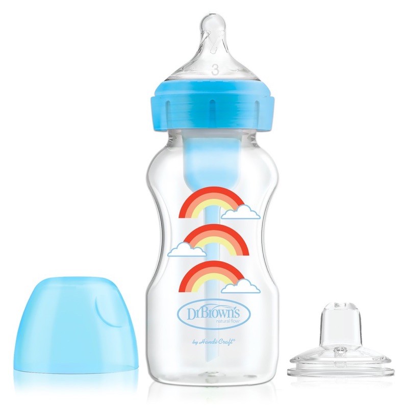 Dr.Brown’s 270ml PP Option+ wide neck transition bottle