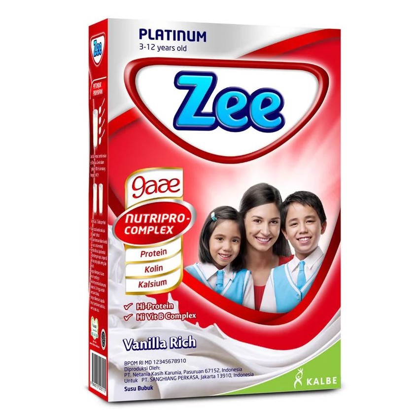 

SUSU ZEE RASA COKELAT, VANILLA / CHOCO RICH, VANILLA DELIGHT 350 GR LENGKAP
