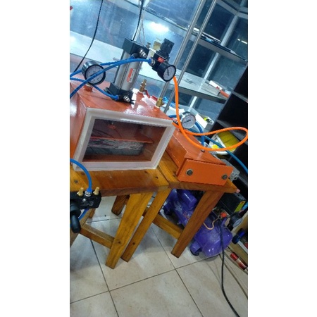 laminating lcd dan vacuum bubble remover occa machine