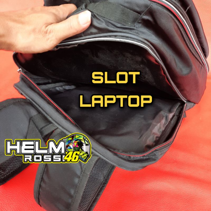 Tas Helm Full Face KYT DLL Tas Laptop Waterproof