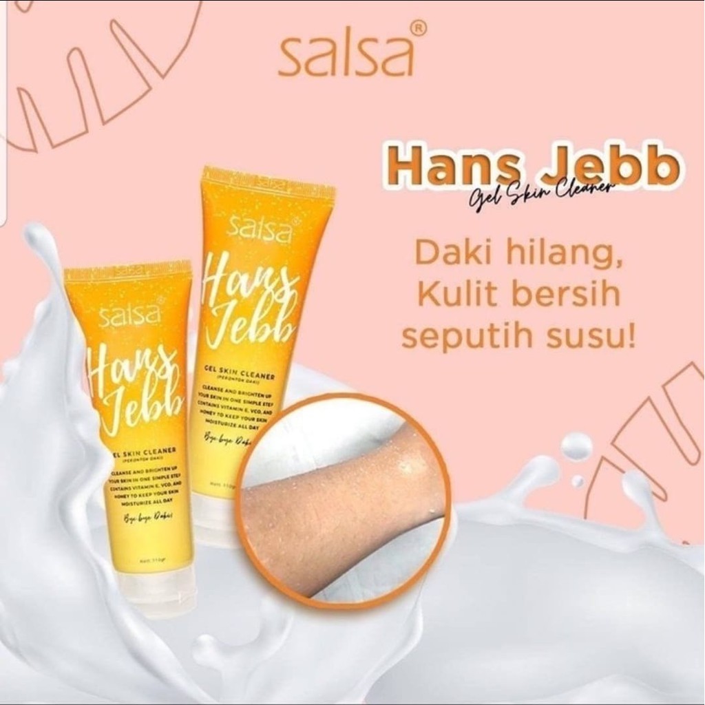 SALSA HANSJEBB HANS JEBB PEELING GEL PERONTOK DAKI LULUR TANPA BILAS ORIGINAL