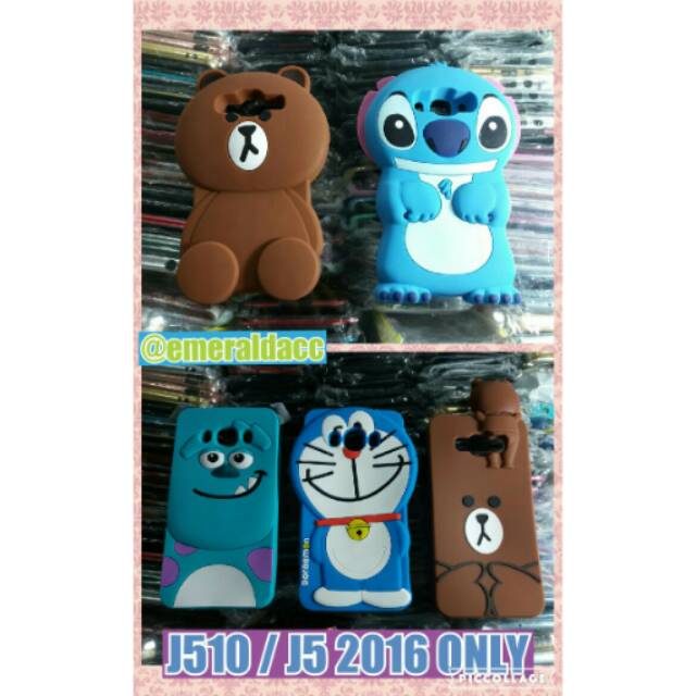 Silikon 3D rubber case samsung J510 J5 2016