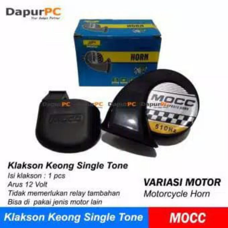 Klakson Motor Keong Single