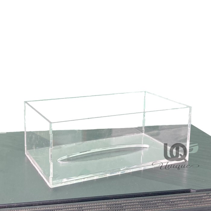 Box Tissue Acrylic - Tempat Tisu Holder Display Akrlik Kotak Akrilik