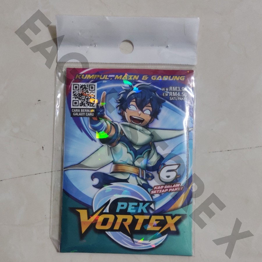 BoBoiBoy Galaxy Card Pek Vortex Satuan