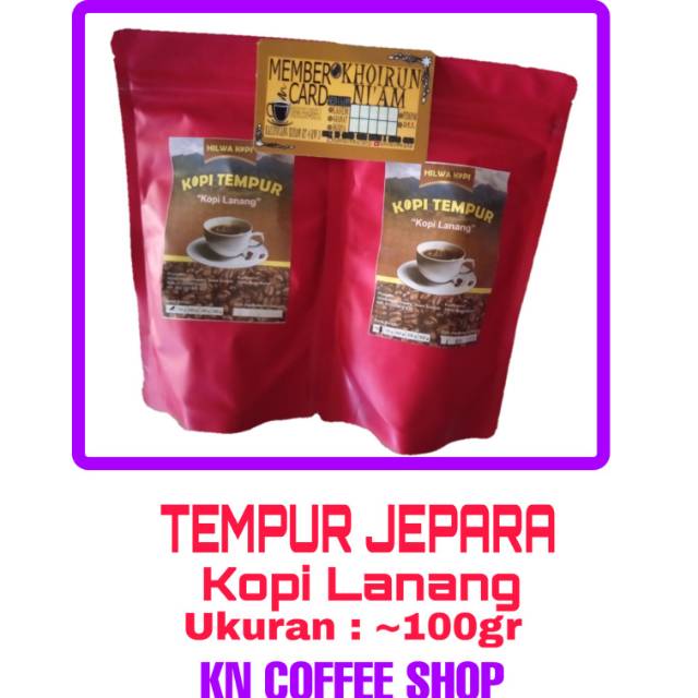 

KOPI LANANG KHAS TEMPUR JEPARA