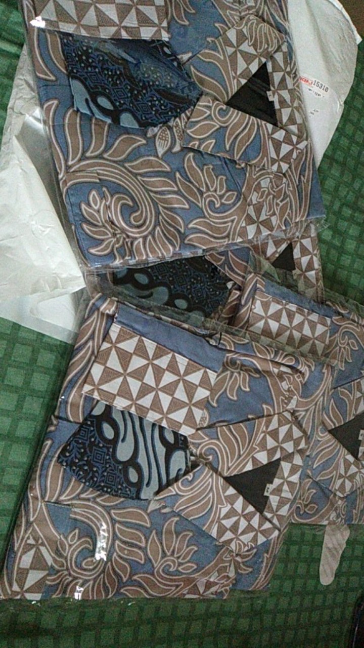 Nawasena Babyblue Kemeja Batik Pria Panjang Full Furing By Dewo