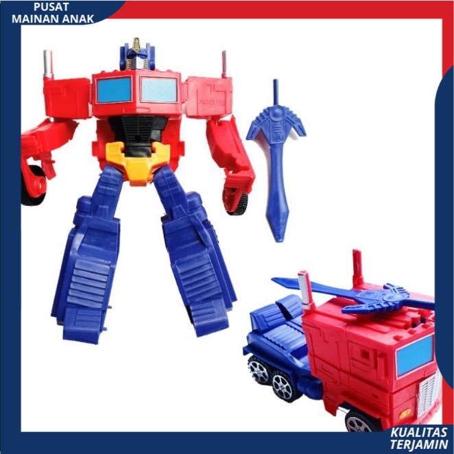 PROMO Mainan Anak Robot optimus brave destiny mobil berubah jadi robot Autobot Murah Berkualitas SNI