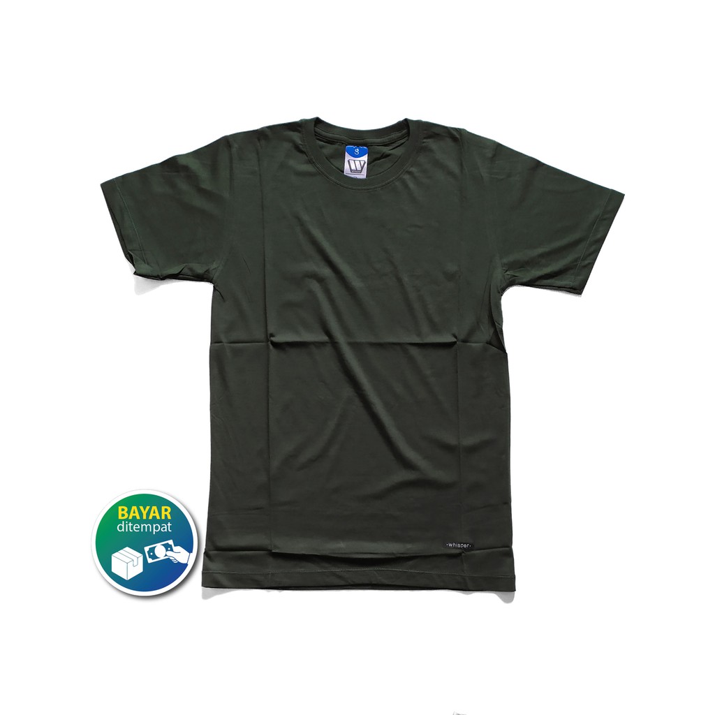 Download Kaos Polos Hijau Botol Pendek Big Size Shopee Indonesia
