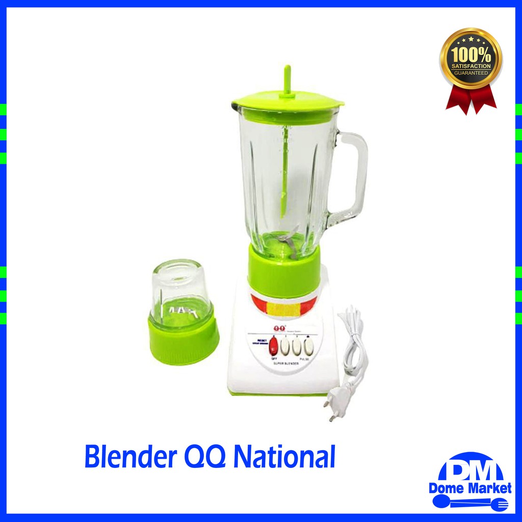 Blender kaca QQ National blender multiguna 600mL