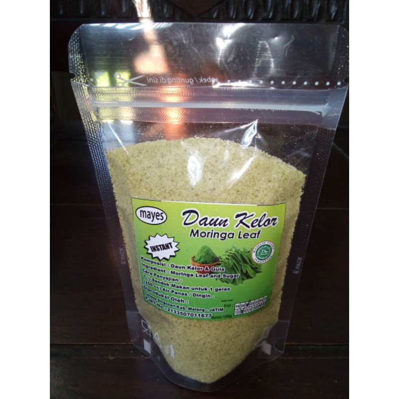 

DAUN KELOR BUBUK INSTAN MAYES KEMASAN BESAR 500GR MINUMAN HERBAL